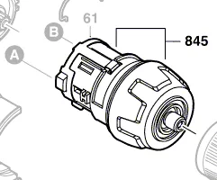 boite d\'engrenage planétaire pour GSR 36 V-LI